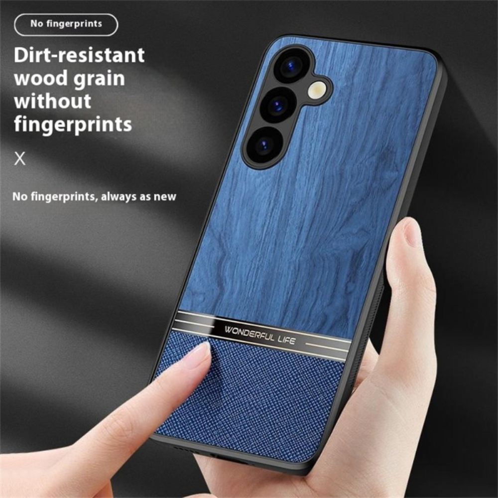 Kryt Na Samsung Galaxy A16 5g Textura Dřeva