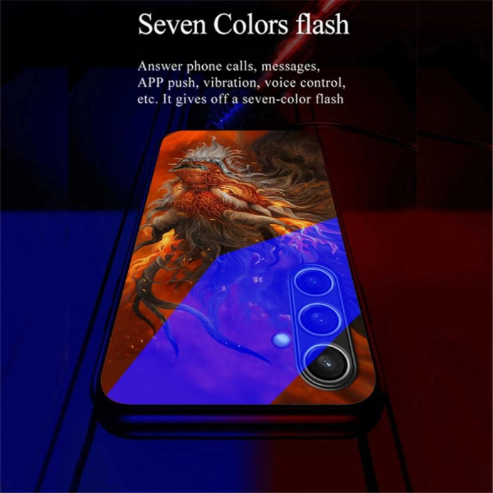 Kryt Na Samsung Galaxy A16 5g Volejte Flash Series Red Fire Dragon
