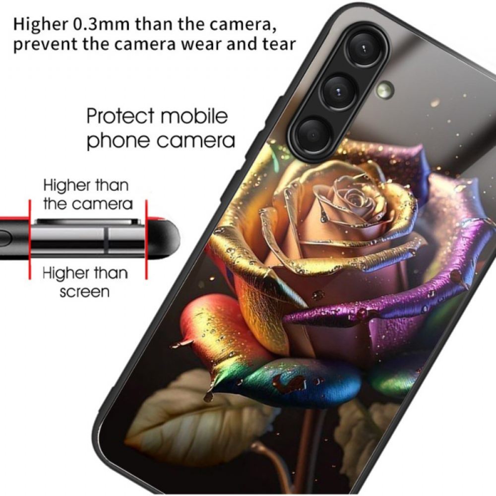 Kryt Samsung Galaxy A16 5g Barevné Růžové Tvrzené Sklo