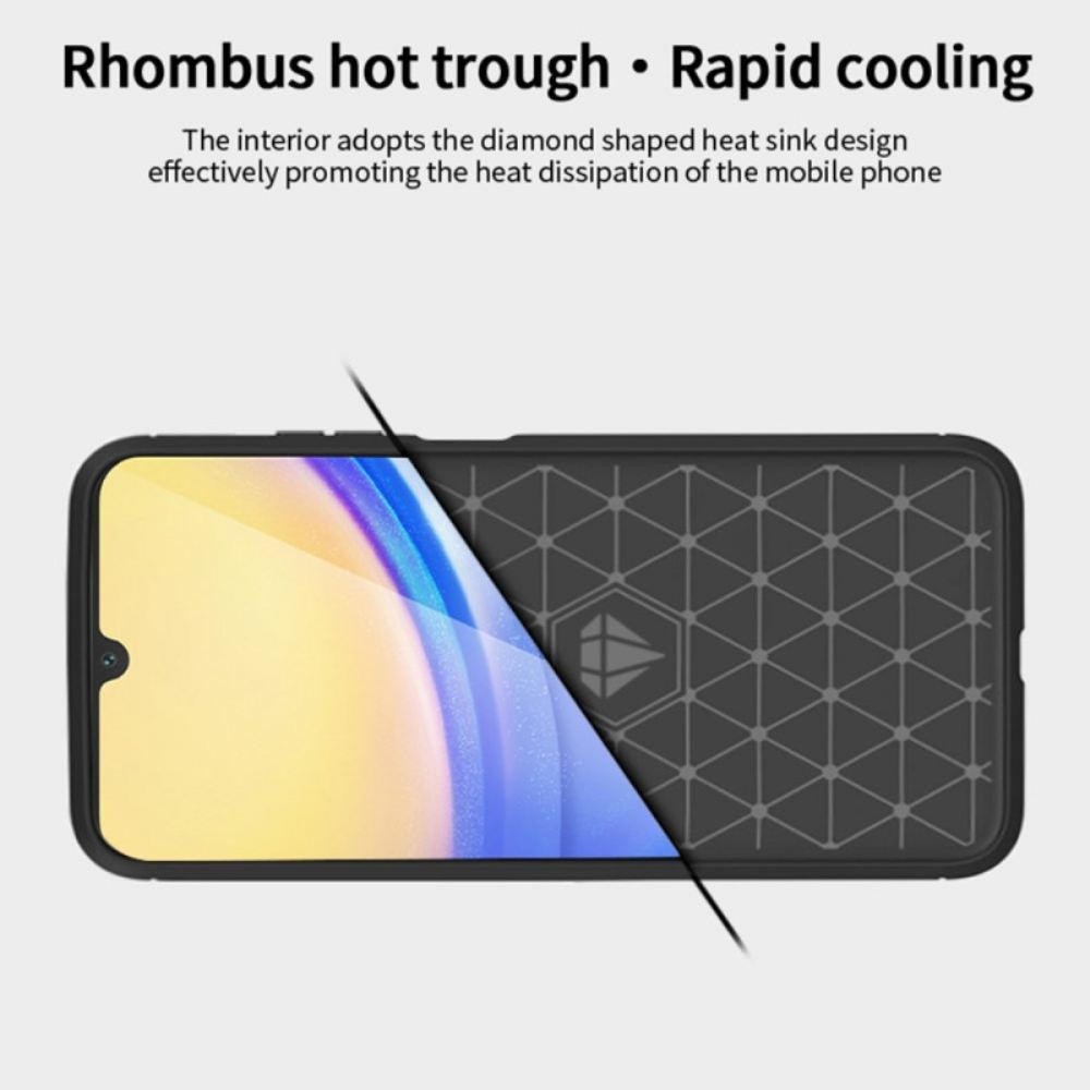 Kryt Samsung Galaxy A16 5g Kryty Na Mobil Mofi Kartáčované Uhlíkové Vlákno