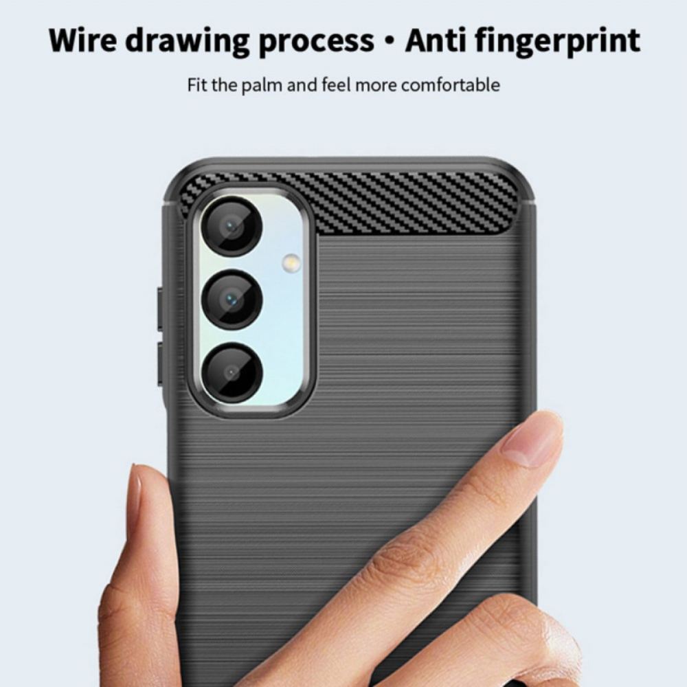 Kryt Samsung Galaxy A16 5g Kryty Na Mobil Mofi Kartáčované Uhlíkové Vlákno