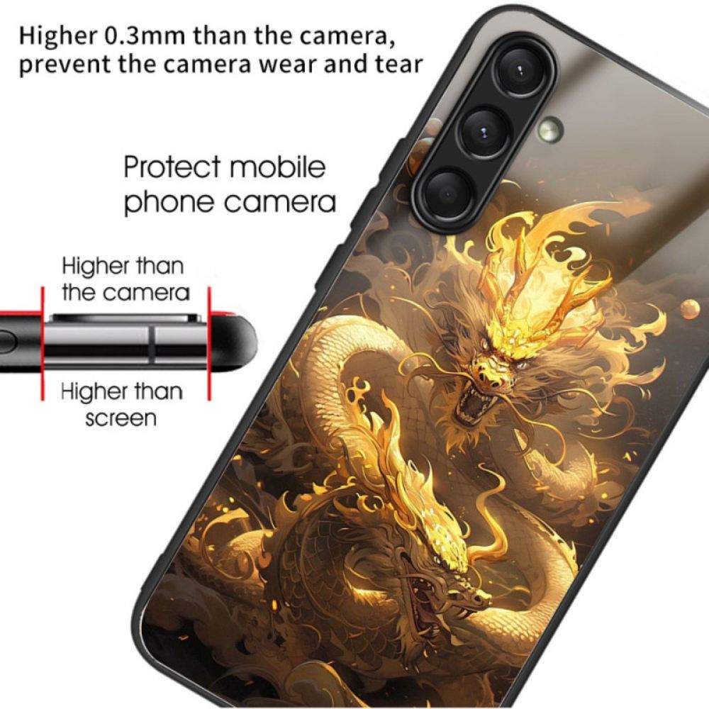 Kryt Samsung Galaxy A16 5g Kryty Na Mobil Tvrzené Sklo Golden Dragon