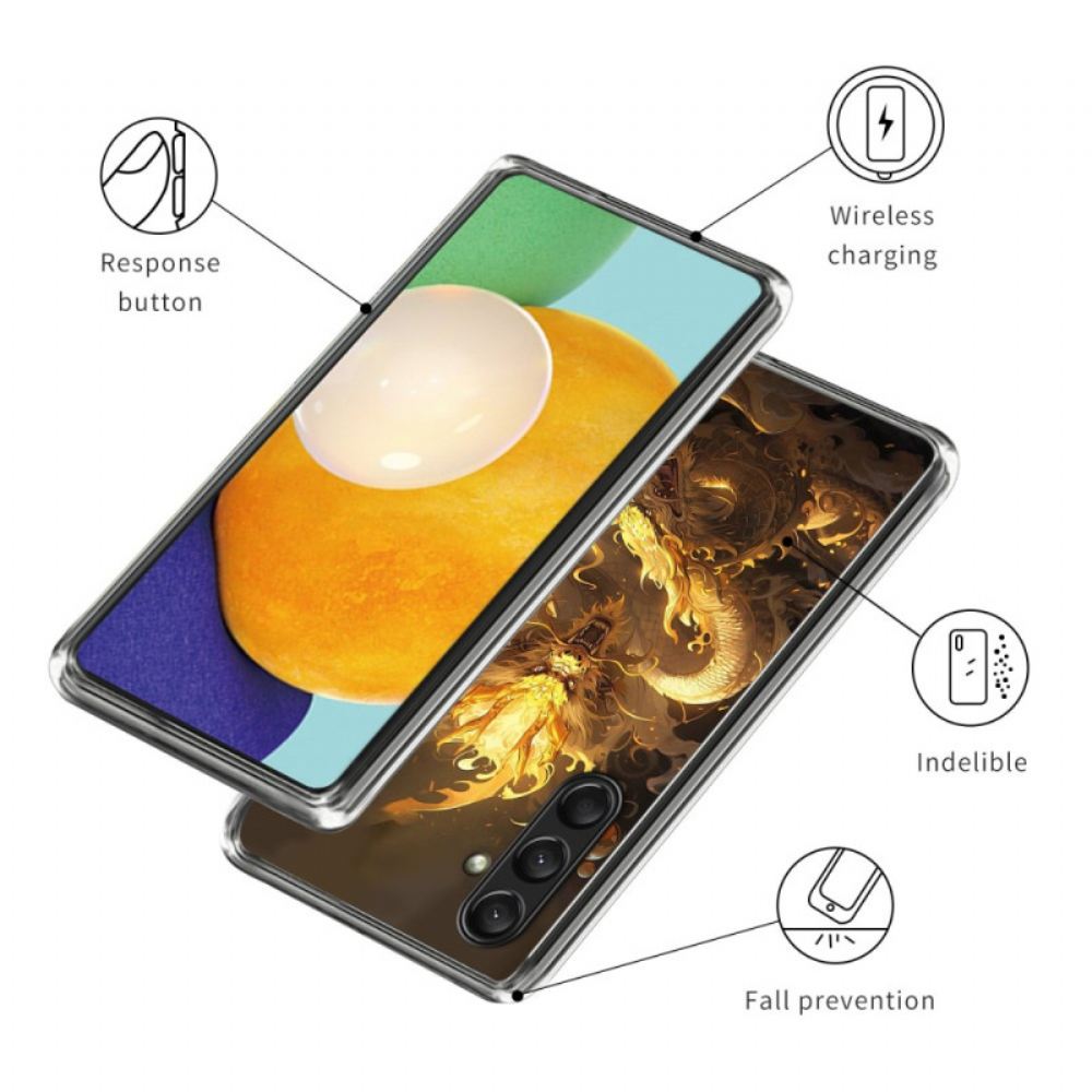 Kryt Samsung Galaxy A16 5g Kryty Na Mobil Zlatý Drak