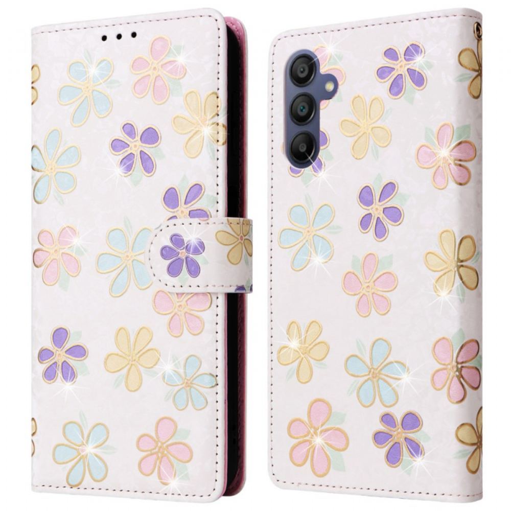 Peněženková Pouzdra Samsung Galaxy A16 5g Fleurette Rfid Blokování