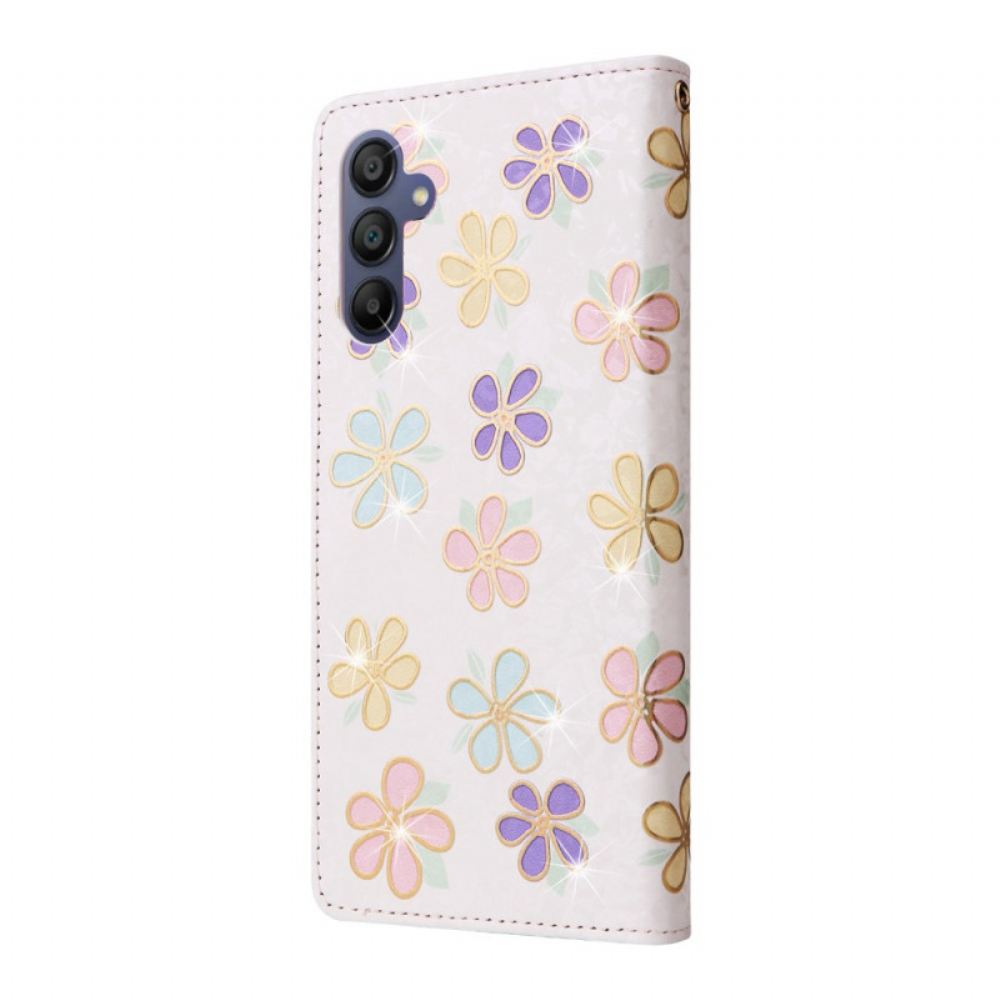 Peněženková Pouzdra Samsung Galaxy A16 5g Fleurette Rfid Blokování