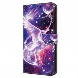 Peněženková Pouzdra Samsung Galaxy A16 5g Kosmický Kůň