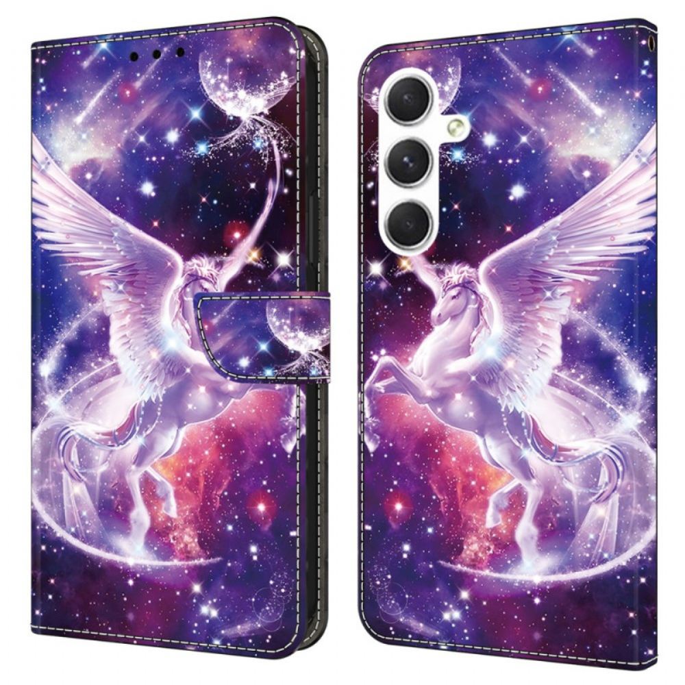 Peněženková Pouzdra Samsung Galaxy A16 5g Kosmický Kůň