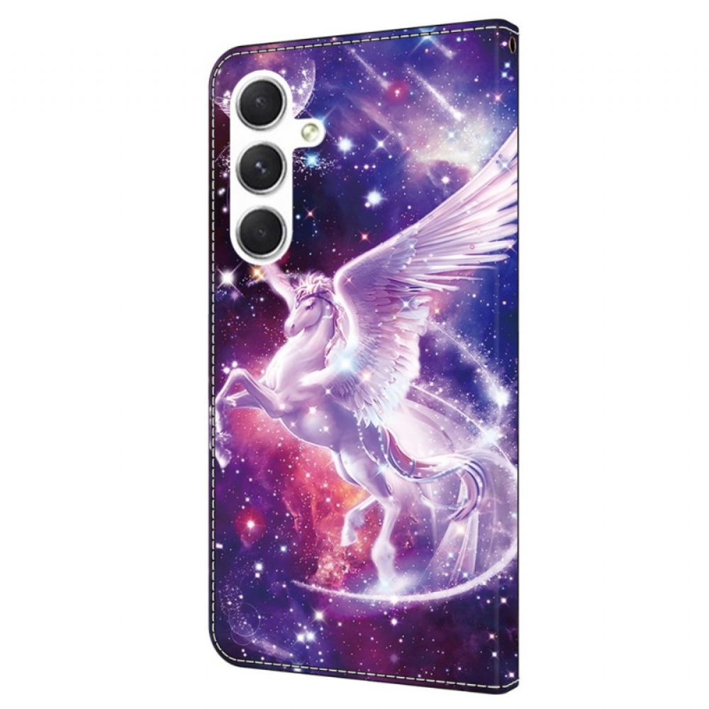 Peněženková Pouzdra Samsung Galaxy A16 5g Kosmický Kůň