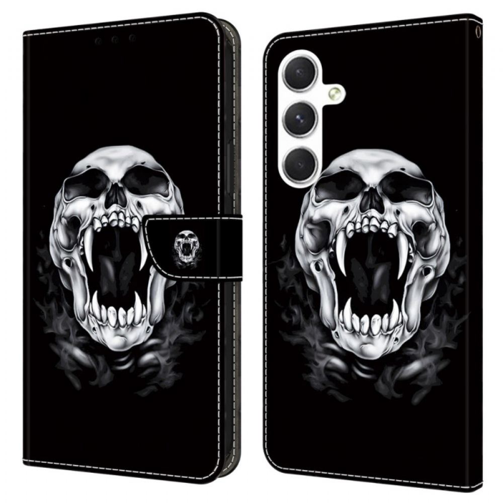 Peněženková Pouzdra Samsung Galaxy A16 5g Kryty Na Mobil Lebka