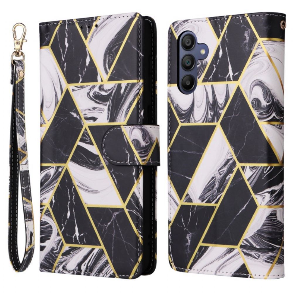 Peněženková Pouzdra Samsung Galaxy A16 5g Kryty Na Mobil Mramorový Design