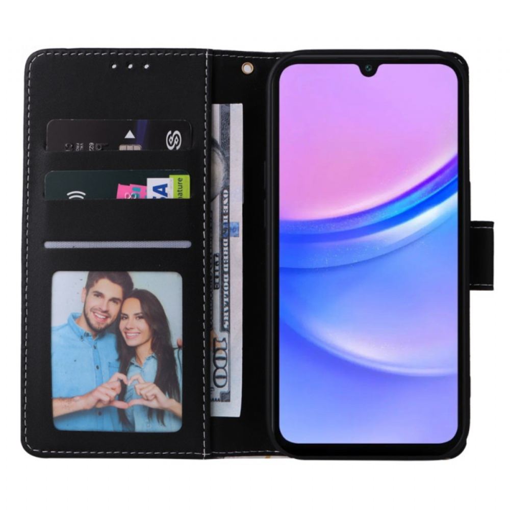 Peněženková Pouzdra Samsung Galaxy A16 5g Kryty Na Mobil Mramorový Design