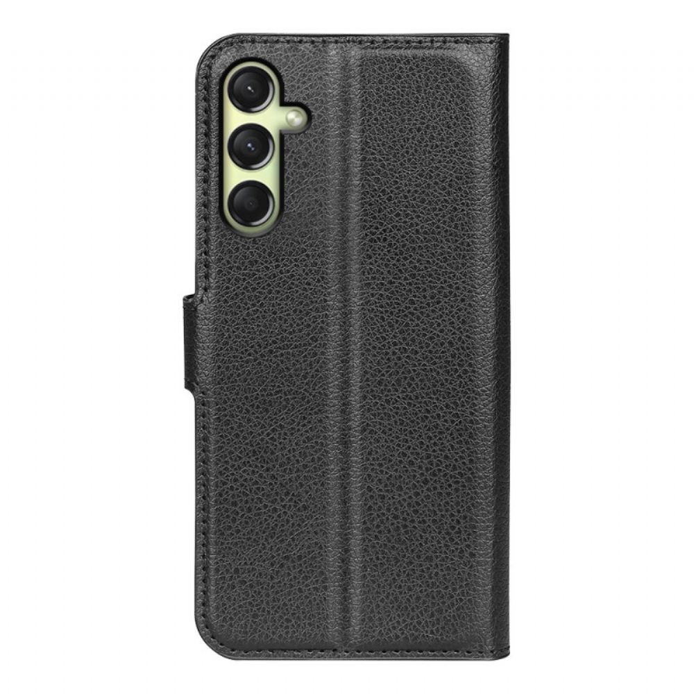 Peněženková Pouzdra Samsung Galaxy A16 5g Kryty Na Mobil Umělá Kůže Litchi