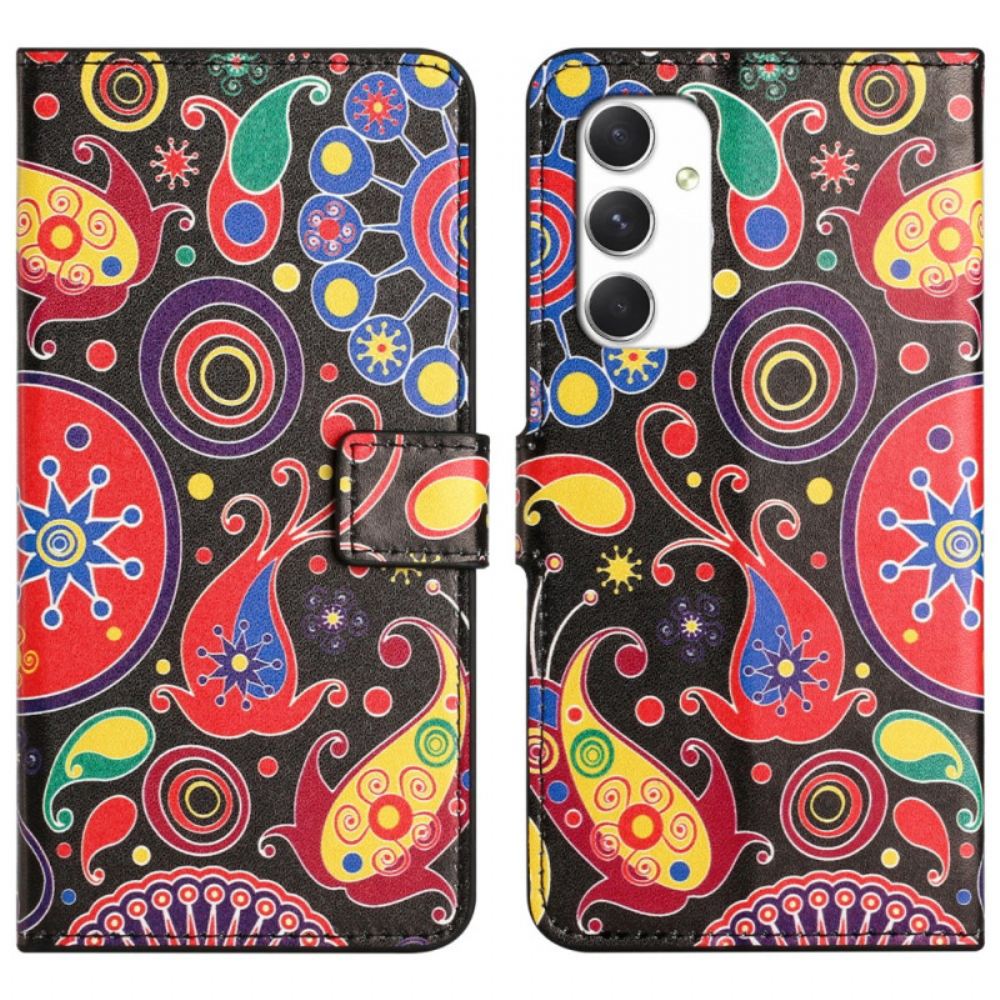 Peněženková Pouzdra Samsung Galaxy A16 5g Kryty Na Mobil Vzor Galaxie