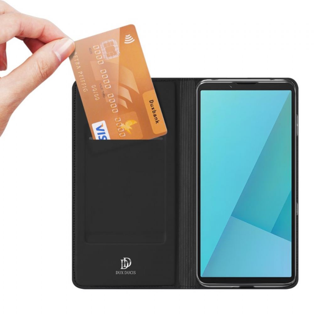 Kožené Pouzdro Folio Sony Xperia 10 Vii Skin Pro Series Dux Ducis