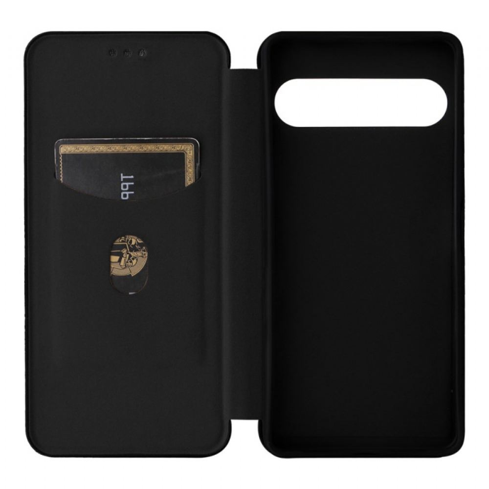 Kožené Pouzdro Sony Xperia 10 Vii Uhlíková Vlákna