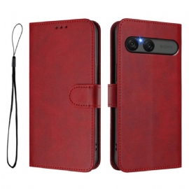 Kožený Kryt Na Sony Xperia 10 Vii Kožený Efekt