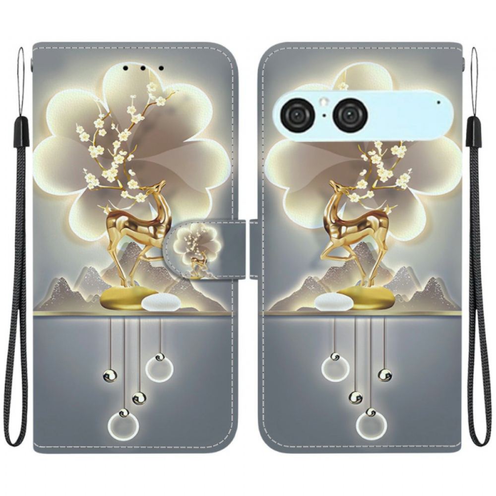 Kožený Kryt Na Sony Xperia 10 Vii Jelen