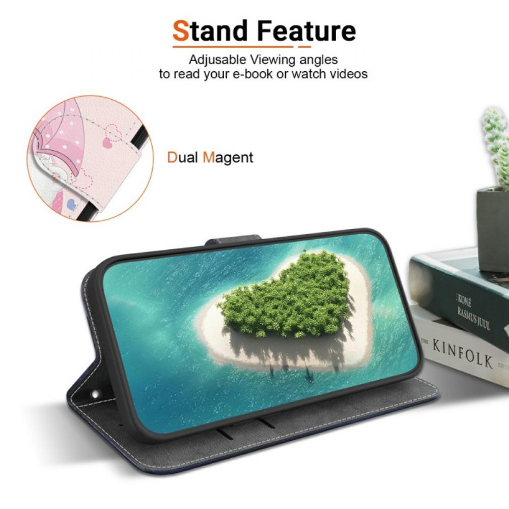 Kožený Kryt Na Sony Xperia 10 Vii Medvědí Pár