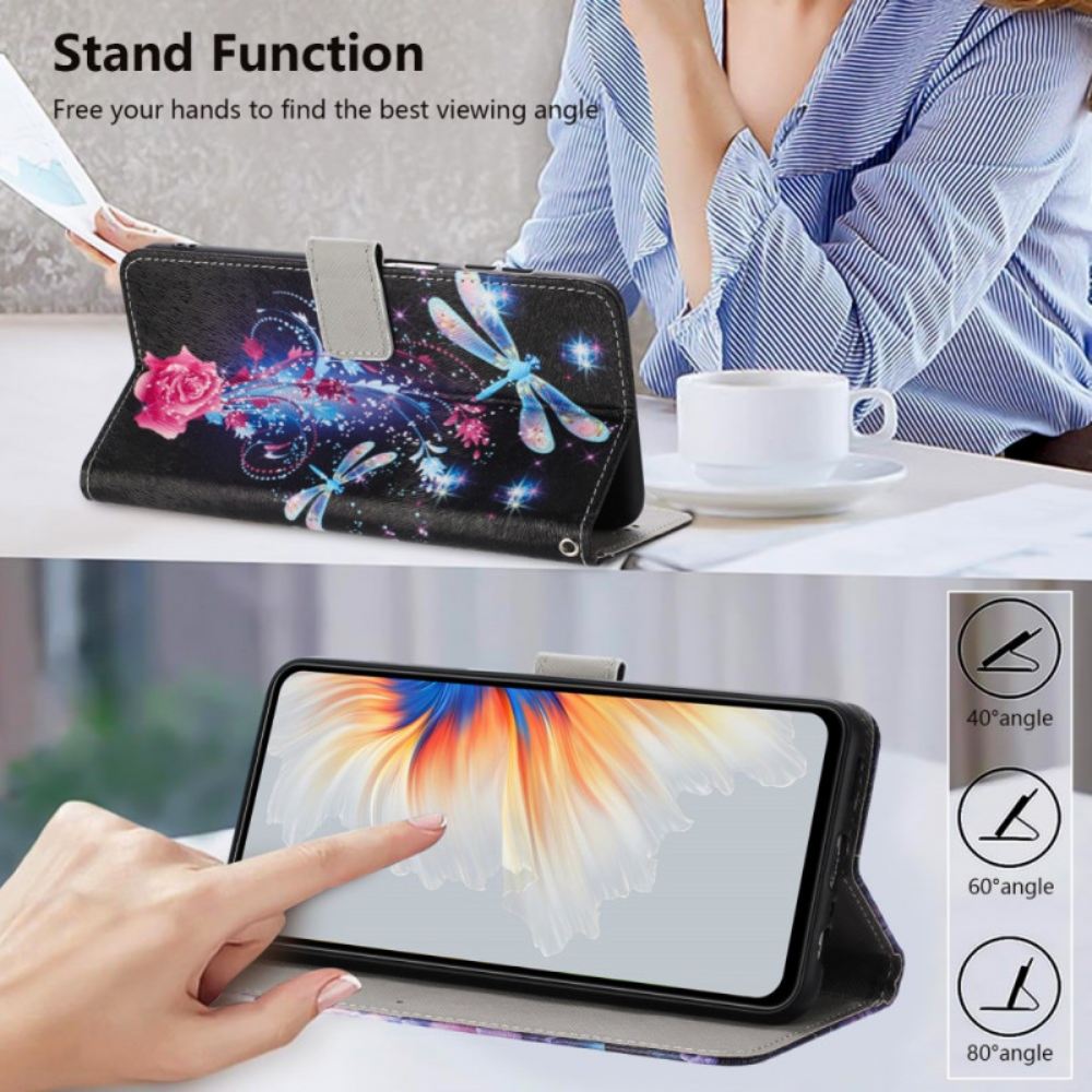 Kožený Kryt Sony Xperia 10 Vii Vážky