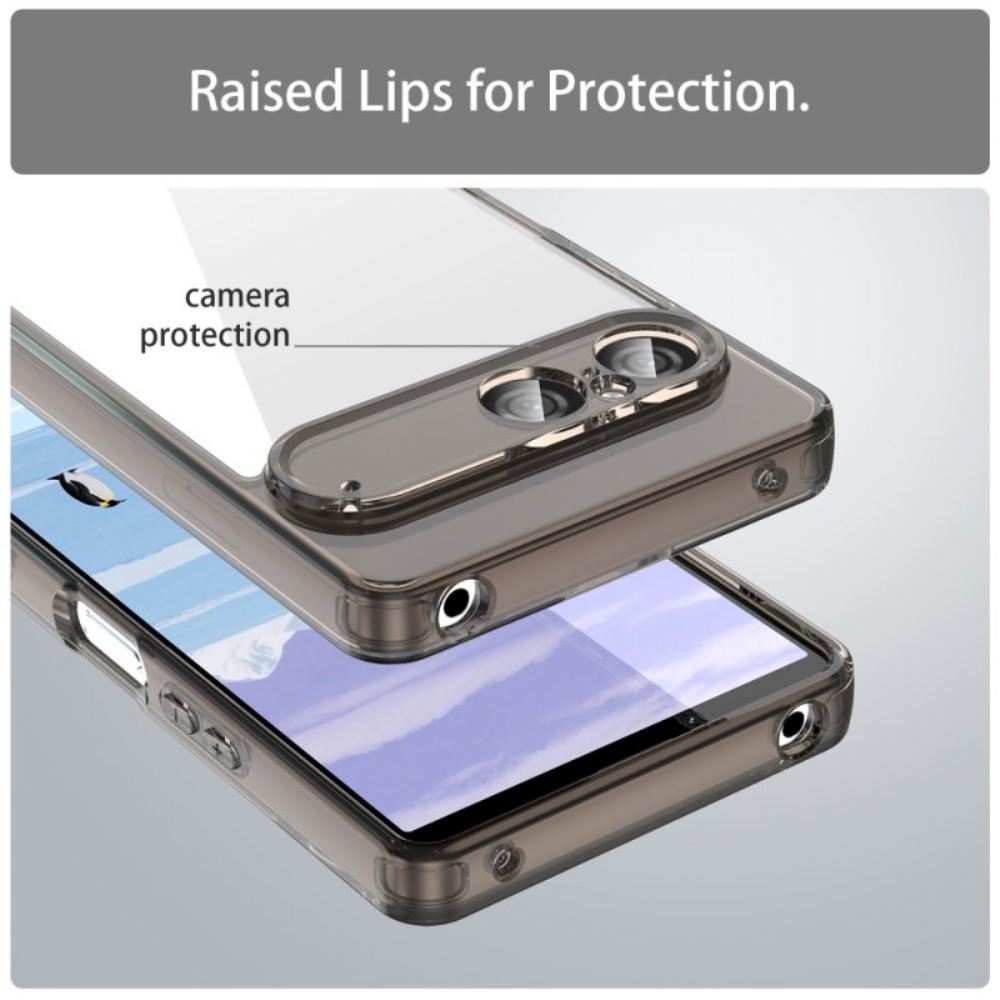 Kryt Na Sony Xperia 10 Vii Průhledný Silikon