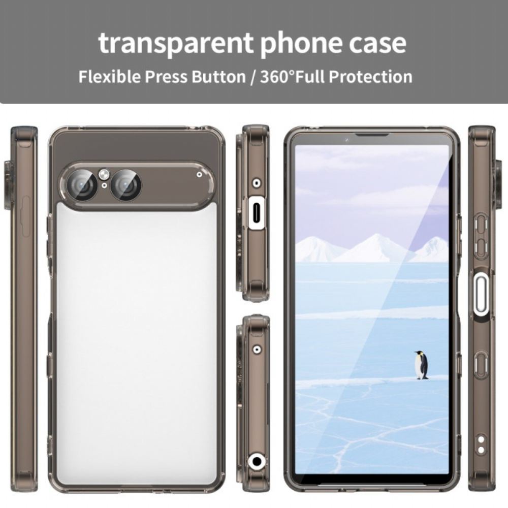 Kryt Na Sony Xperia 10 Vii Průhledný Silikon