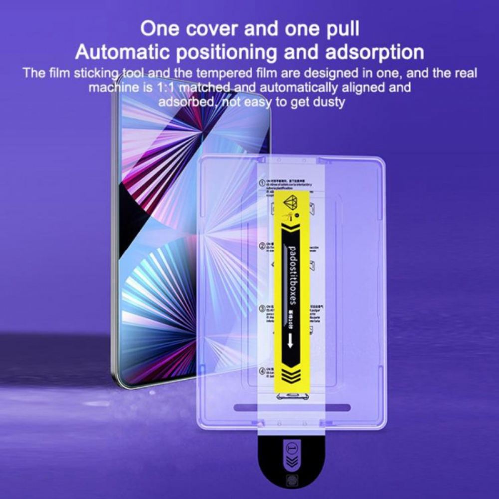 Ochranná Fólie Z Tvrzeného Skla Pro Samsung Galaxy Tab S10 Lite / S10 Fe / S9 / S9 Fe / S8 / S7 Hd S Nástrojem Pro Odstraňování Prachu