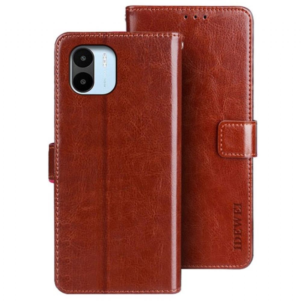 Flipové Pouzdro Na Xiaomi Redmi A1 Imitace Kůže Idewei