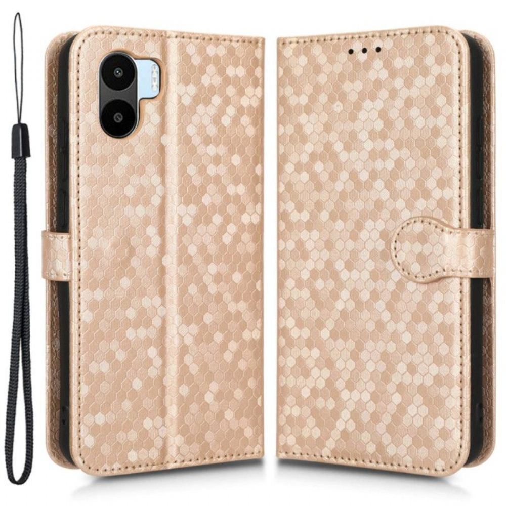 Kožené Pouzdro Na Xiaomi Redmi A1 Na Lana 3d Vzor Strappy