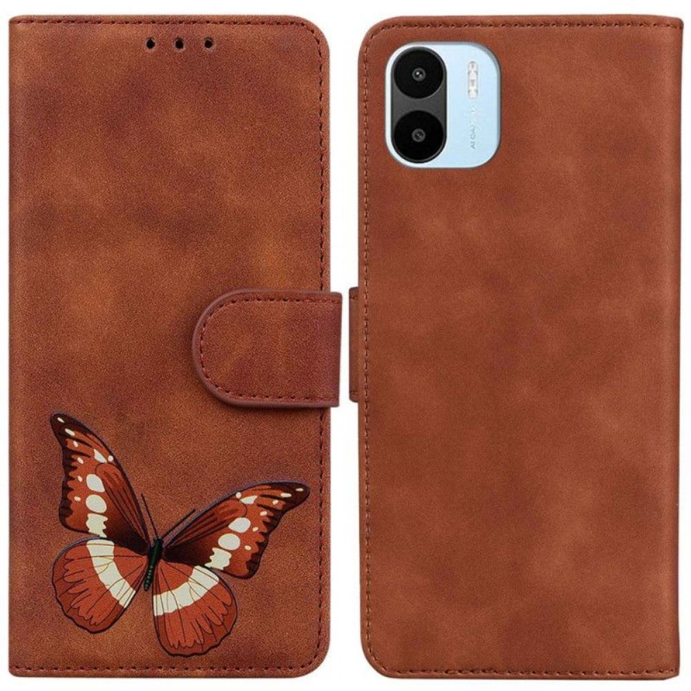 Kožené Pouzdro Na Xiaomi Redmi A1 Motýl
