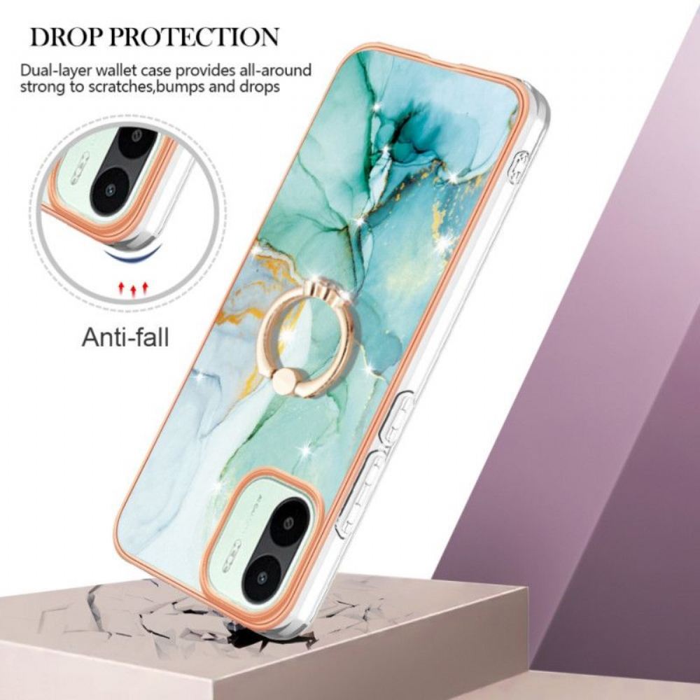 Kryt Na Xiaomi Redmi A1 Mramor S Kroužkovou Podpěrou