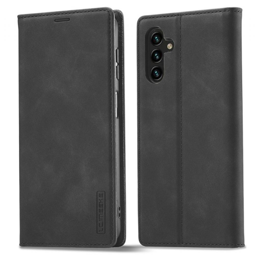 Kožené Pouzdro Samsung Galaxy A17 4g / 5g Kryty Na Mobil Semišový Efekt