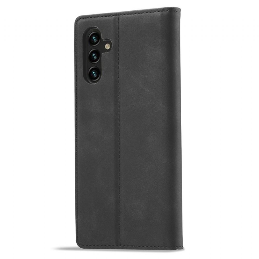 Kožené Pouzdro Samsung Galaxy A17 4g / 5g Kryty Na Mobil Semišový Efekt