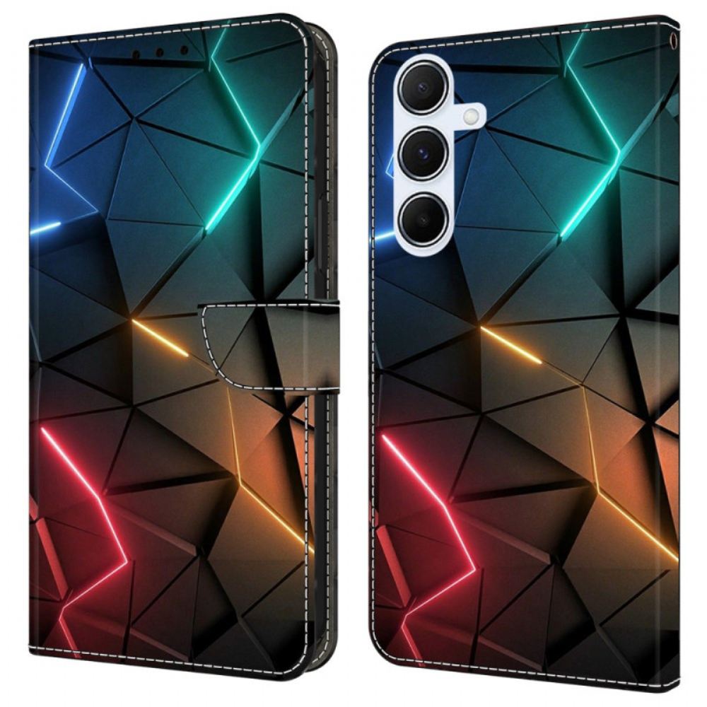 Kožený Kryt Na Samsung Galaxy A17 4g / 5g Lehké Praskliny