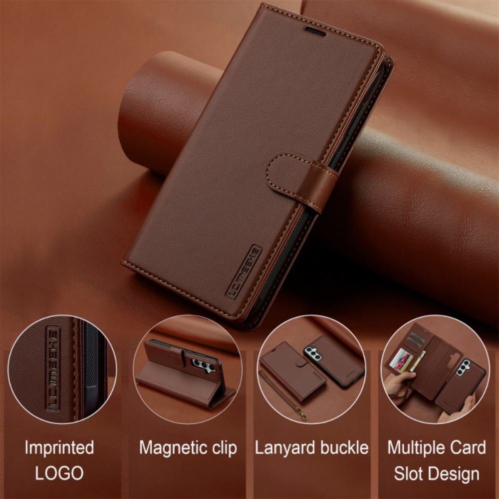 Kožený Kryt Na Samsung Galaxy A17 4g / 5g Odnímatelný Kryt Lc.imeeke