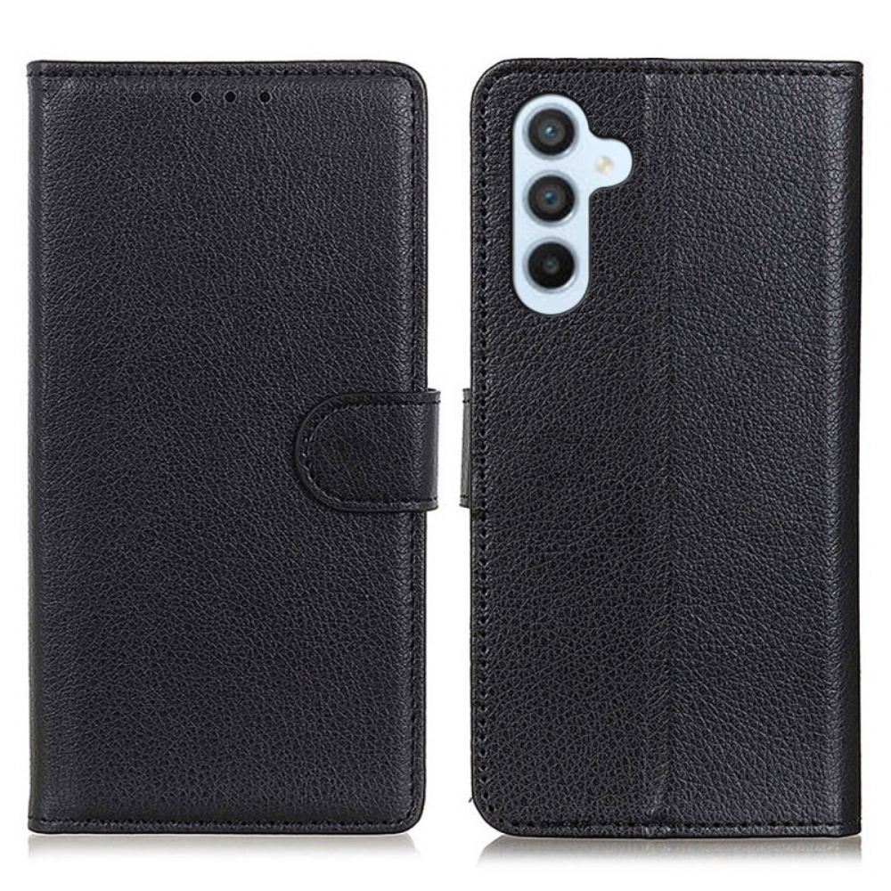 Kožený Kryt Na Samsung Galaxy A17 4g / 5g Tradiční Umělá Kůže