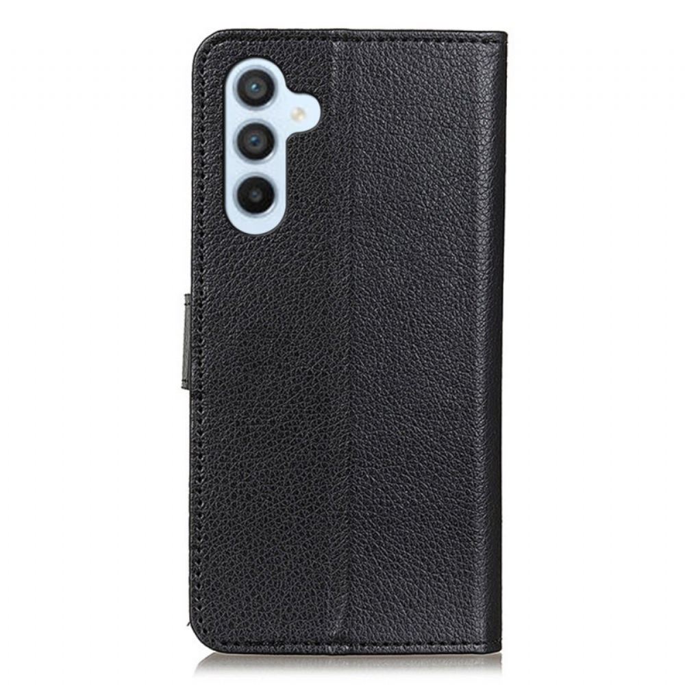 Kožený Kryt Na Samsung Galaxy A17 4g / 5g Tradiční Umělá Kůže