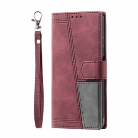 Kožený Kryt Samsung Galaxy A17 4g / 5g Geometrické Linie