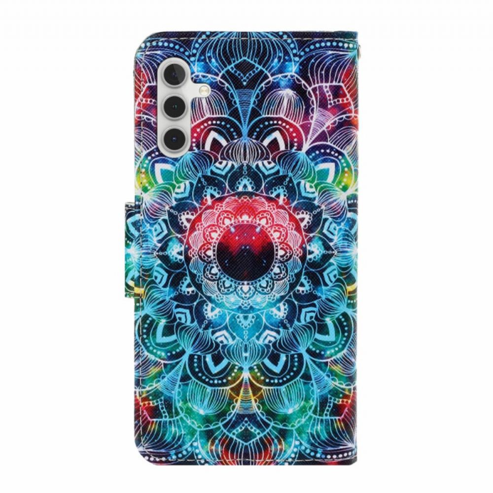 Kožený Kryt Samsung Galaxy A17 4g / 5g Mandala Vzor