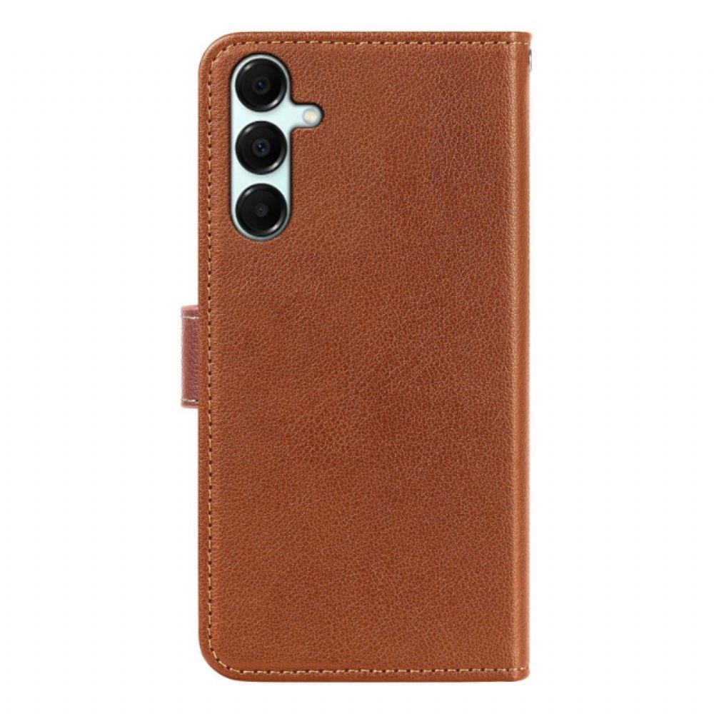 Kožený Kryt Samsung Galaxy A17 4g / 5g Peněženka Na Mince A Rfid Ochrana