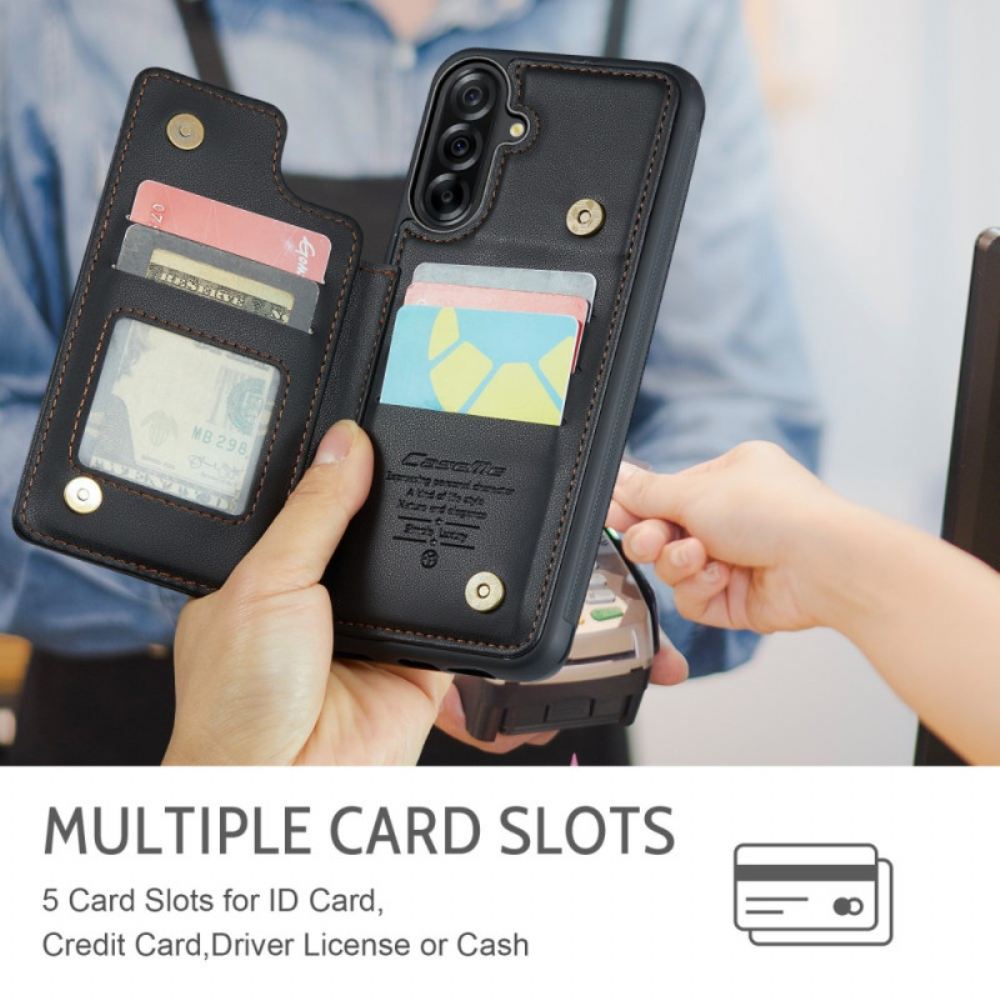 Kožený Kryt Samsung Galaxy A17 4g / 5g Pouzdro Na Rfid Karty Caseme