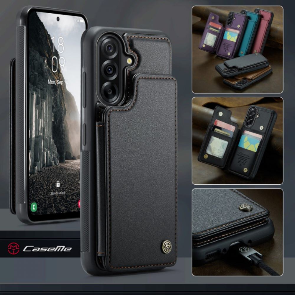 Kožený Kryt Samsung Galaxy A17 4g / 5g Pouzdro Na Rfid Karty Caseme