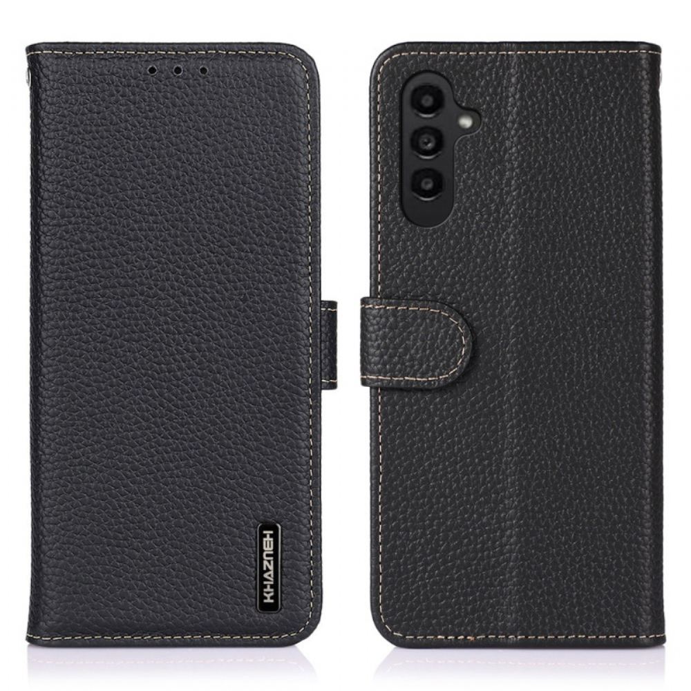 Kožený Kryt Samsung Galaxy A17 4g / 5g Pravá Kůže Khazneh