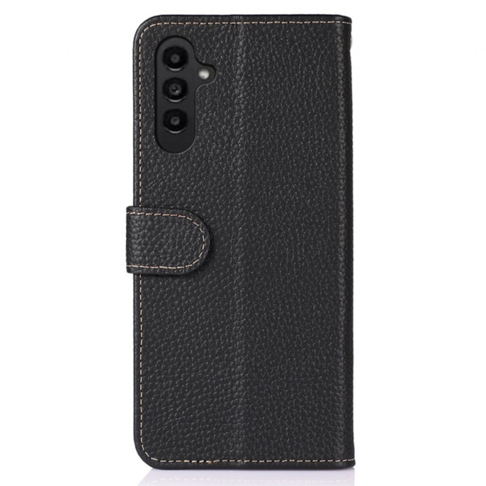 Kožený Kryt Samsung Galaxy A17 4g / 5g Pravá Kůže Khazneh