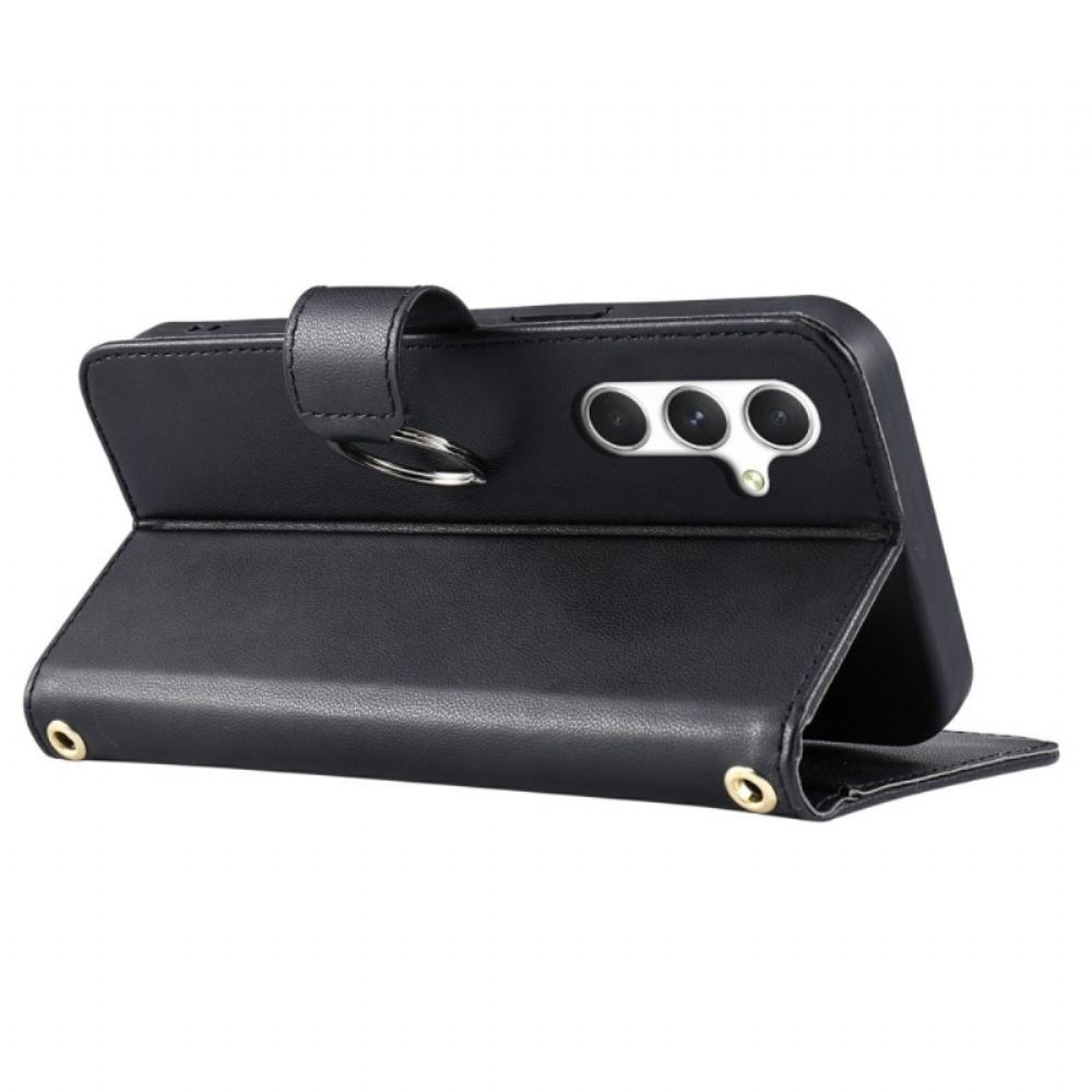 Kožený Kryt Samsung Galaxy A17 4g / 5g Prošívaný Design