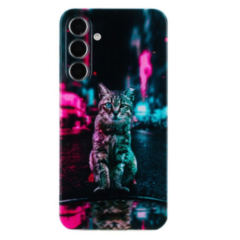 Kryt Na Samsung Galaxy A17 4g / 5g Kočka Se Semaforem