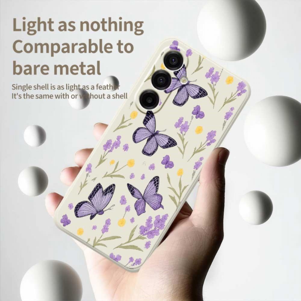 Kryt Samsung Galaxy A17 4g / 5g Kryty Na Mobil Fialové Motýli