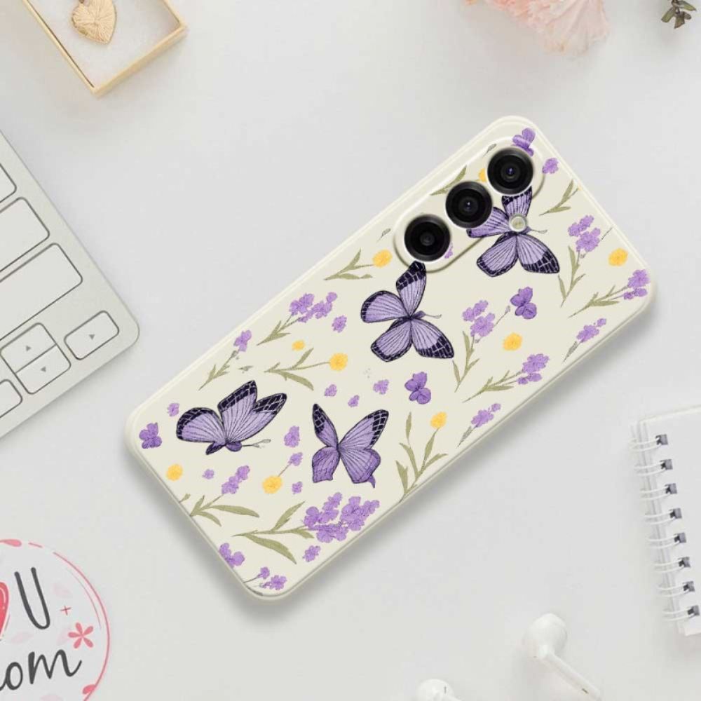 Kryt Samsung Galaxy A17 4g / 5g Kryty Na Mobil Fialové Motýli