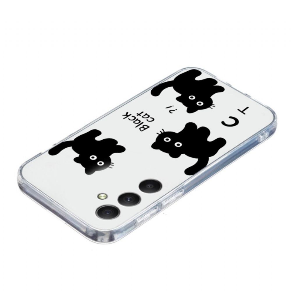 Kryt Samsung Galaxy A17 4g / 5g Kryty Na Mobil Černé Kočky