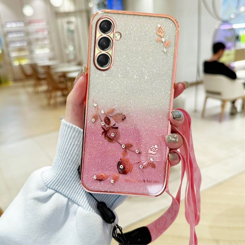 Kryt Samsung Galaxy A17 4g / 5g Pásky S Kamínky Kadem