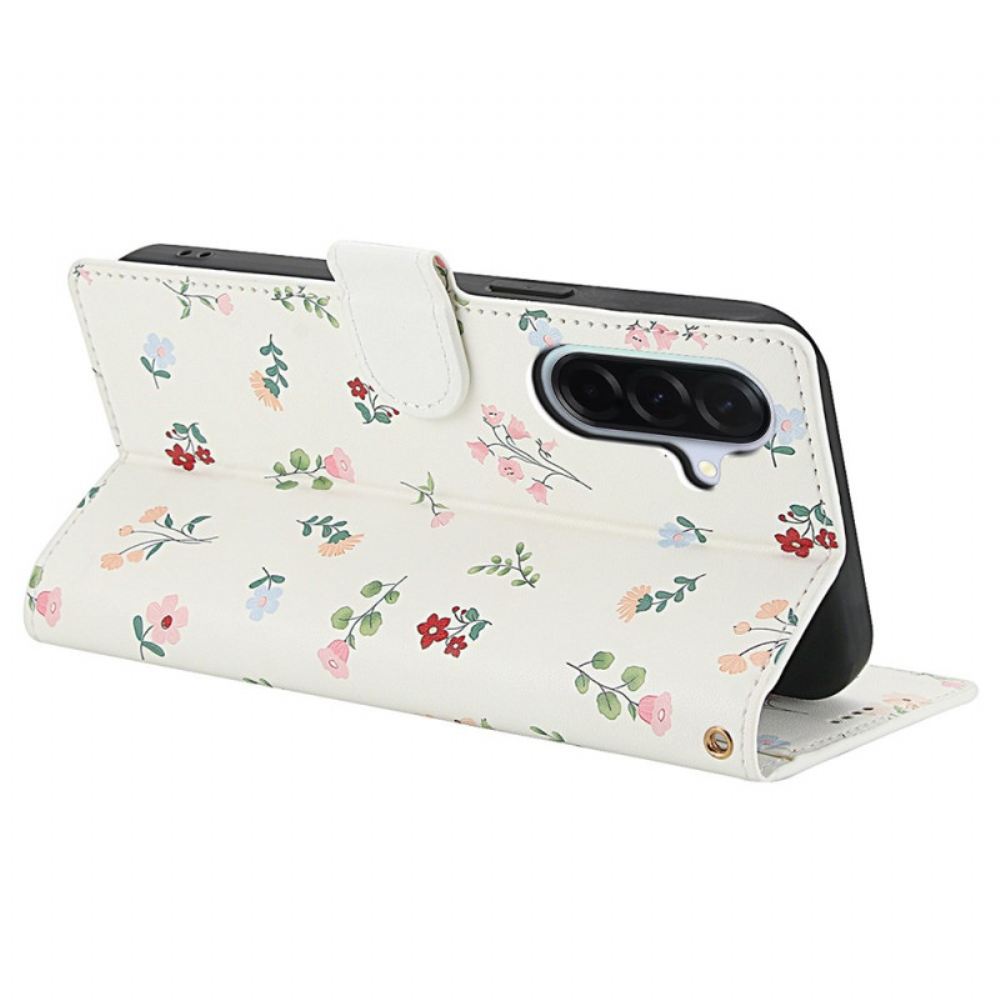 Peněženková Pouzdra Samsung Galaxy A17 4g / 5g Kryty Na Mobil Květinová Peněženka
